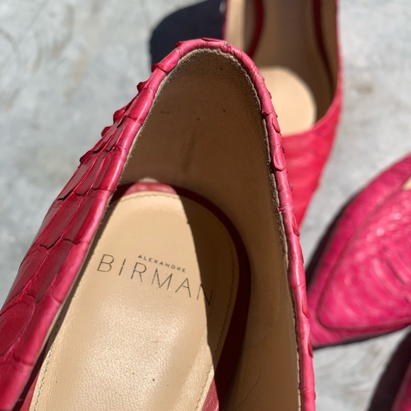 Alexandre Birman pink snakeskin shoes - Picture 5 of 6